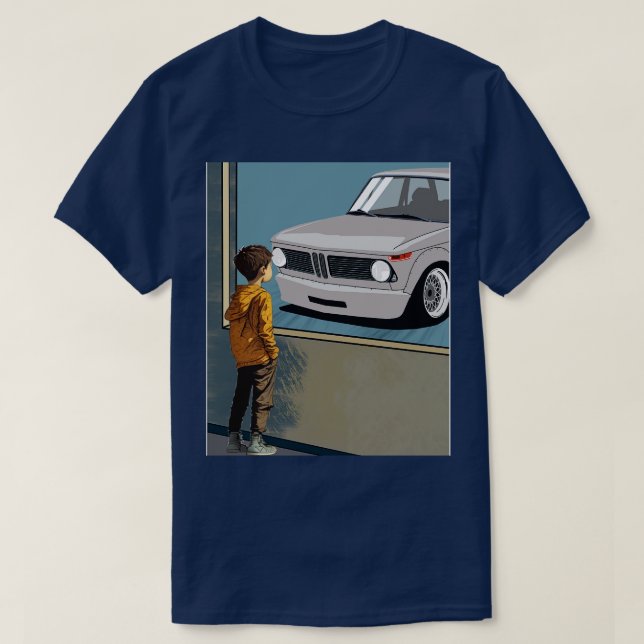 BMW e10 2002 Kinder Traum T-Shirt (Design vorne)
