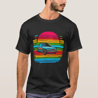 Bmw e30 (3-Serie) Retro-Stil T-Shirt
