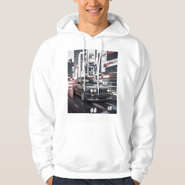 BMW E36: Iconic Sports Car T-Shirt Hoodie (Vorderseite)