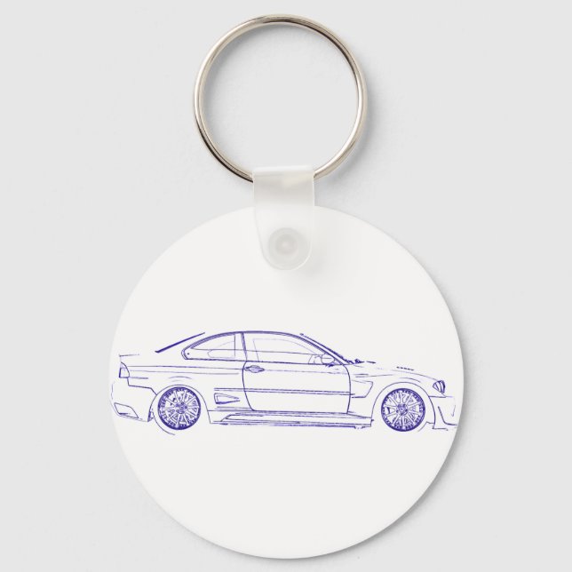 BMW E46 Classic Schlüsselanhänger (Vorderseite)