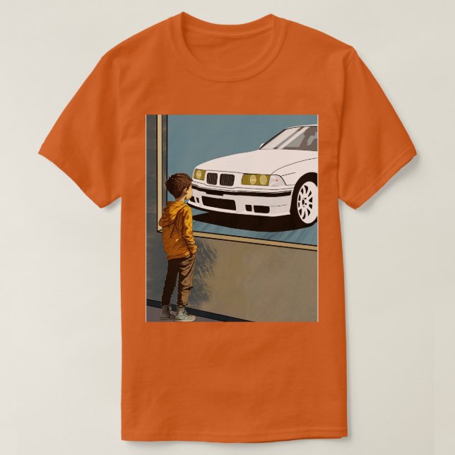 BMW M3 e36 Kinder Träume T-Shirt (Design vorne)