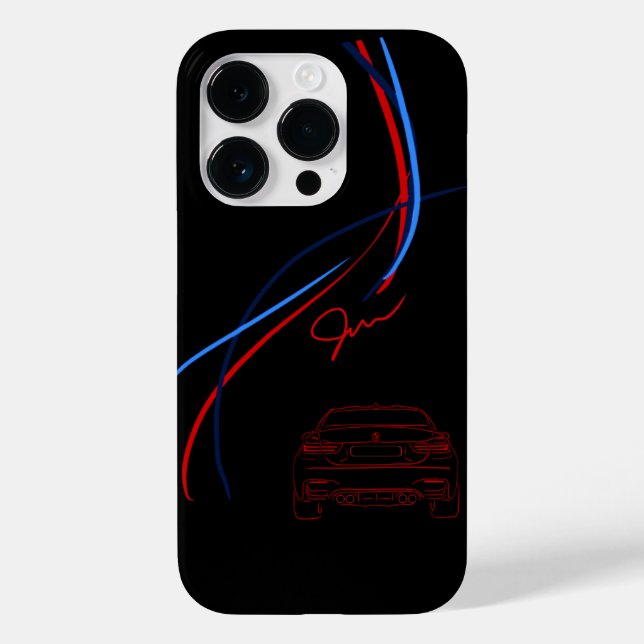 BMW M3/M4 Coque arrière iPhone 14 (Verso)