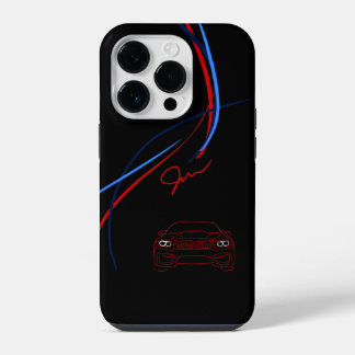 BMW M4 Streifen iPhone 14 Fall Hülle