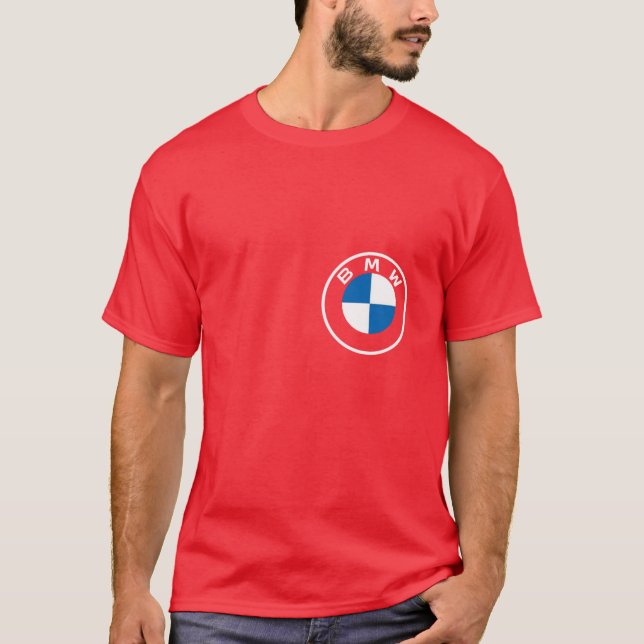 BMW M8 Competition | Fettes rotes Auto-T-Shirt T-Shirt (Vorderseite)