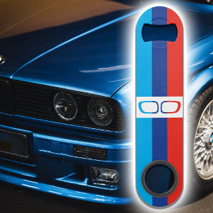 BMW M Farbstreifen und Nieren Fanart Speedflaschenöffner