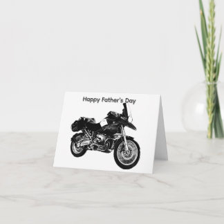 BMW Motor Vatertag Karte