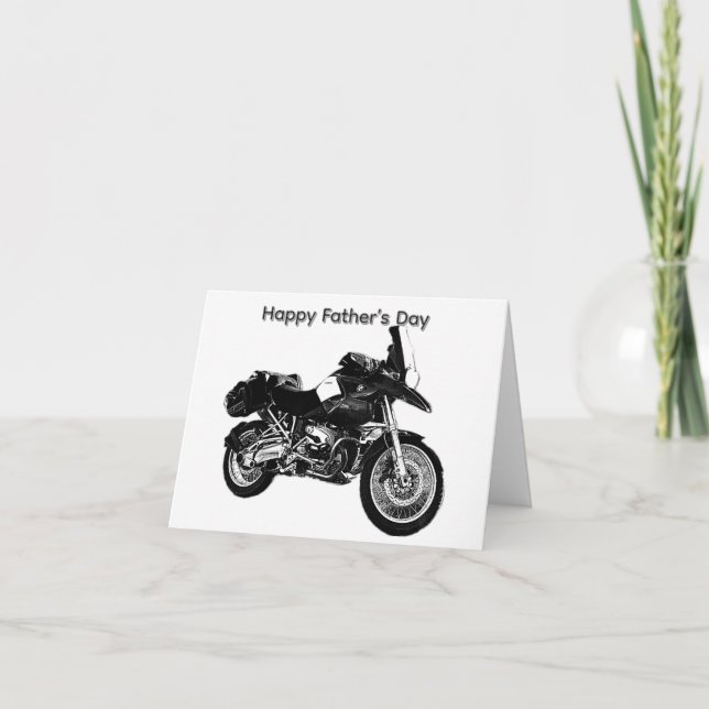 BMW Motor Vatertag Karte (Vorderseite)