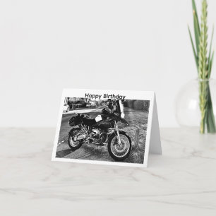 BMW Motorrad-Geburtstag Karte