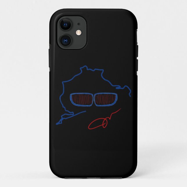 BMW-Nieren-Grill/Nurburgring-Ausgabe (Schwarzes) Case-Mate iPhone Hülle (Rückseite)