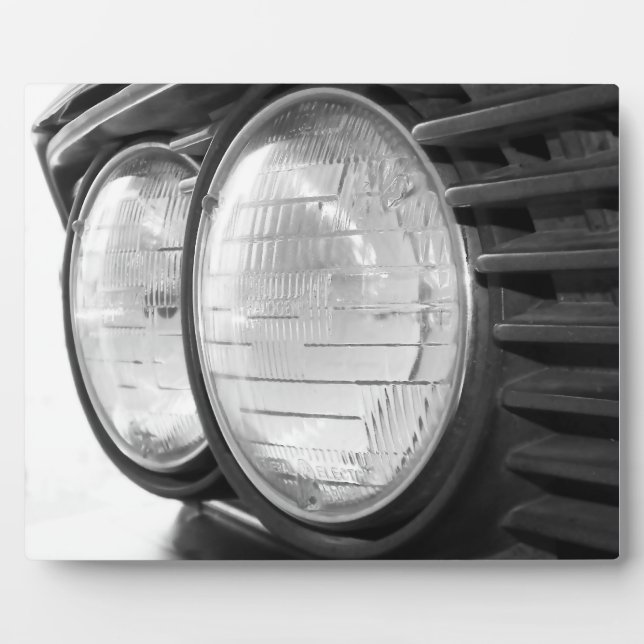 BMW Scheinwerfer Foto-Plakette Fotoplatte (Vorderseite)