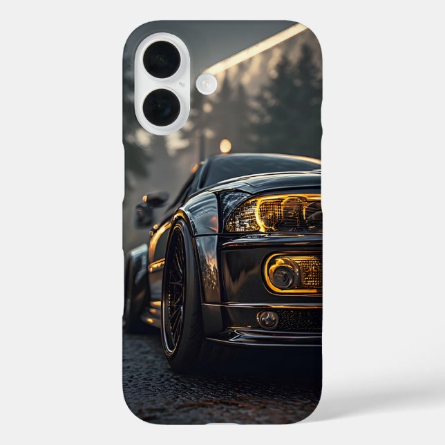 BMW - Straßenraubständer iPhone 16 Hülle (Rückseite)