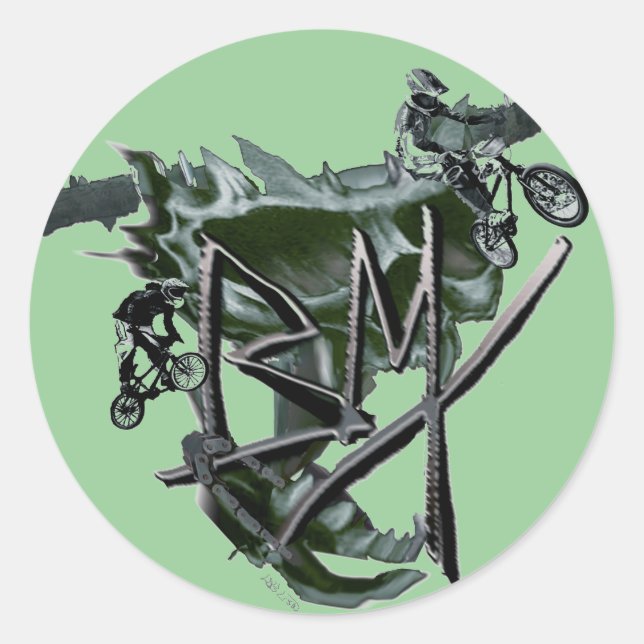 BMX 2 Aufkleber (Vorderseite)