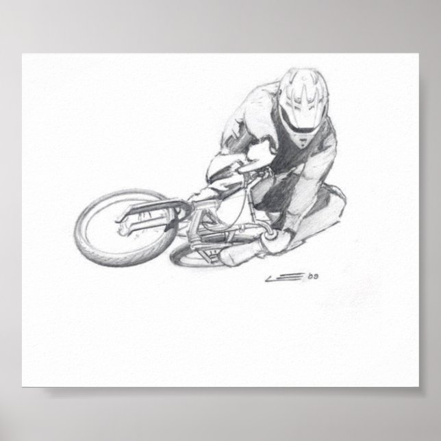 BMX affiche art #9 (Devant)