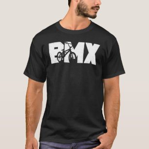 Bmx Bicycle Motocross Bike Biker Biker Graphics D T-Shirt