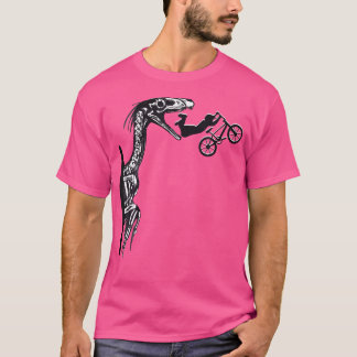 Bmx Bike Cyclist Dinosaurier Fahrräder Radfahren T-Shirt