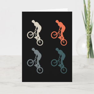 BMX Bike Freestyle Sport Retro Gift Karte