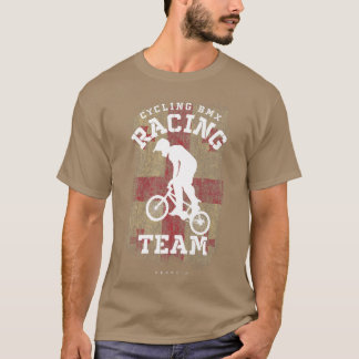 BMX Bike Georgia Flag Radrennen BMX 31 T-Shirt