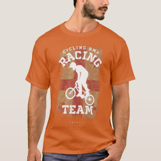 BMX Bike Georgia Flag Radrennen BMX 31 T-Shirt