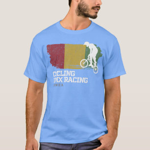 BMX Bike Guinea Flag Fahrradrennen BMX T-Shirt