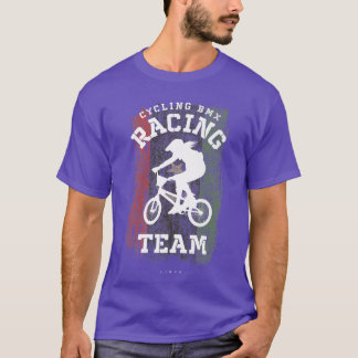 BMX Bike Libyen Flag Radrennen B T-Shirt