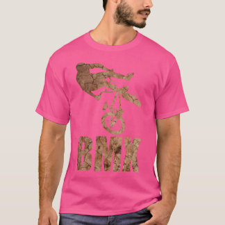 Bmx Bike Rider FreeGrunge Effekt Motif Bmx Liebhab T-Shirt