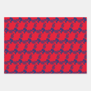 BMX Bike Rider Geschenkpapier Set
