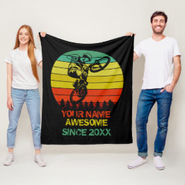BMX Bike Rider seit T - Shirt Phantastisch nennen Fleecedecke