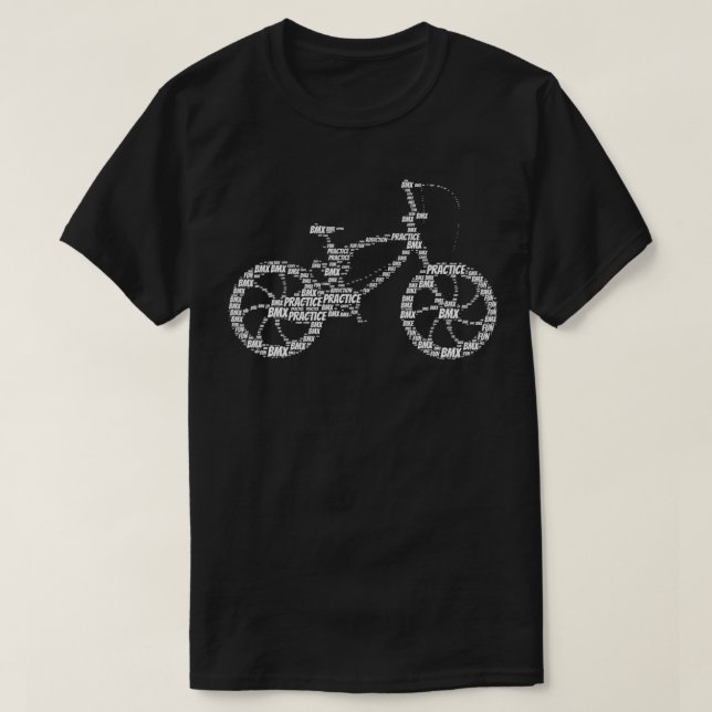 BMX Bike Stunt Biker Definition Men Women Kids Bic T-Shirt (Design vorne)