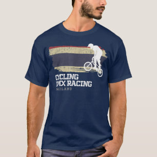BMX Bike Thailand Flag Radrennen BMX T-Shirt