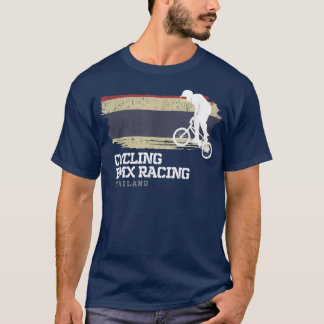 BMX Bike Thailand Flag Radrennen BMX T-Shirt