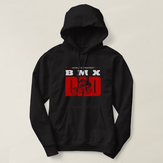 BMX Bike Weltbest Bmx Vater Hoodie (Design vorne)