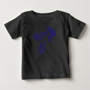 BMX Biker schnappt hohe LUFT Baby T-shirt