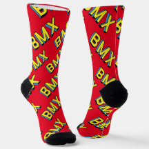 Bmx Biking Socks - Red Bmx Socks - Bmx Socken