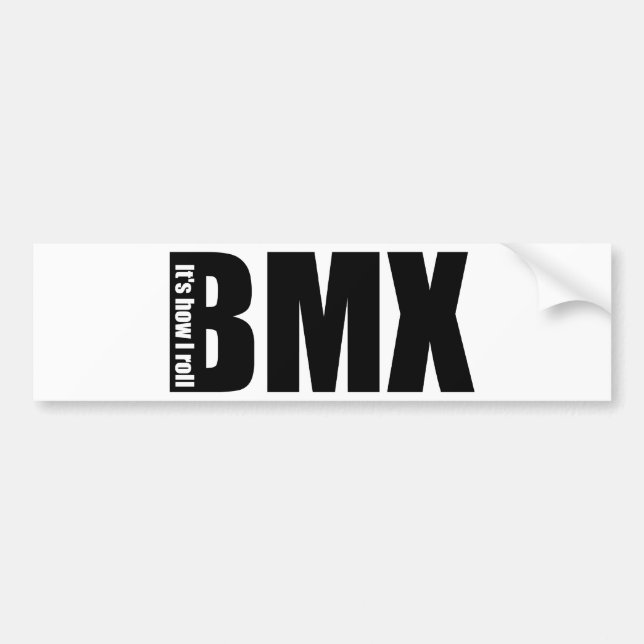 BMX - Es ist, wie ich rolle Autoaufkleber (Vorne)