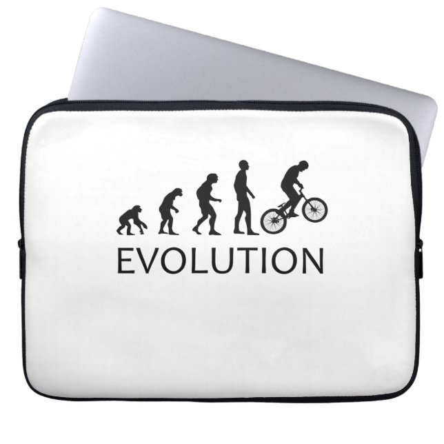 Bmx-Evolution Laptopschutzhülle (Vorderseite)