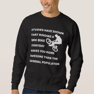 BMX-Fahrer BMX-Fahrer Cooler BMX-Slogan Sweatshirt