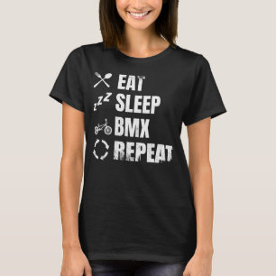 BMX Fahrplan BMX Fahrrad Motocross T-Shirt