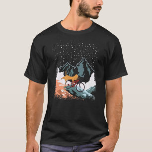 BMX-Fahrrad Jungen Mädchen Fahrrad Katze T-Shirt