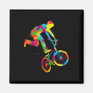 BMX-Fahrrad-Stuntfahrer Jungen Kinder Magnet
