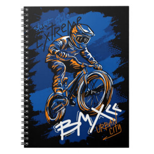 BMX-Fahrrad Urban Graffiti Streetwear Notizblock