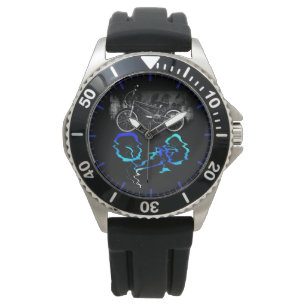 BMX-Fahrradsport Farbige Reflexion Herren  Armbanduhr