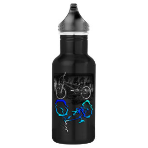 BMX-Fahrradsport Farbreflexion Edelstahl  Edelstahlflasche