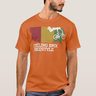 BMX Freestyle Bike Guinea Flag Radfahren BMX T-Shirt