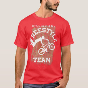 BMX Freestyle Bike Zypern Flaggen Fahrradfahren BM T-Shirt