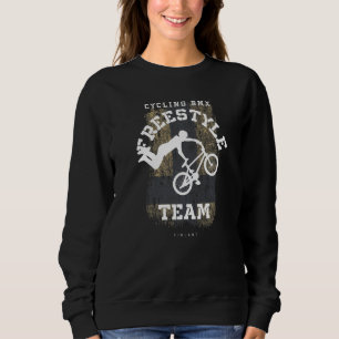 BMX Freestyle-Fahrrad Finnland Flagge Radfahren Ra Sweatshirt