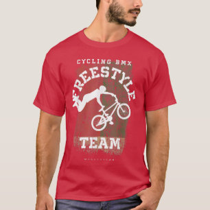 BMX Freestyle-Fahrrad Madagaskar-Flagge Radfahren T-Shirt