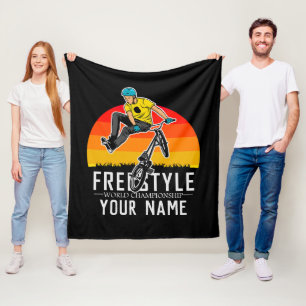 BMX Freestyle Weltmeisterschaft benennen Fleecedecke
