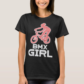 BMX Girl Niedlich Biker Racing Biker Wo T-Shirt