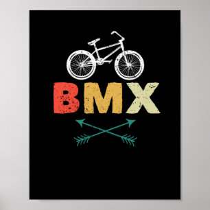 BMX-Halfpipe-Fahrrad Motocross Biker Bike Poster