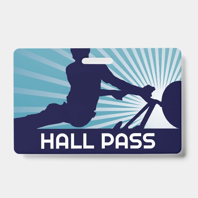 BMX Jump Teacher Hall Pass Ausweis (Vorderseite)